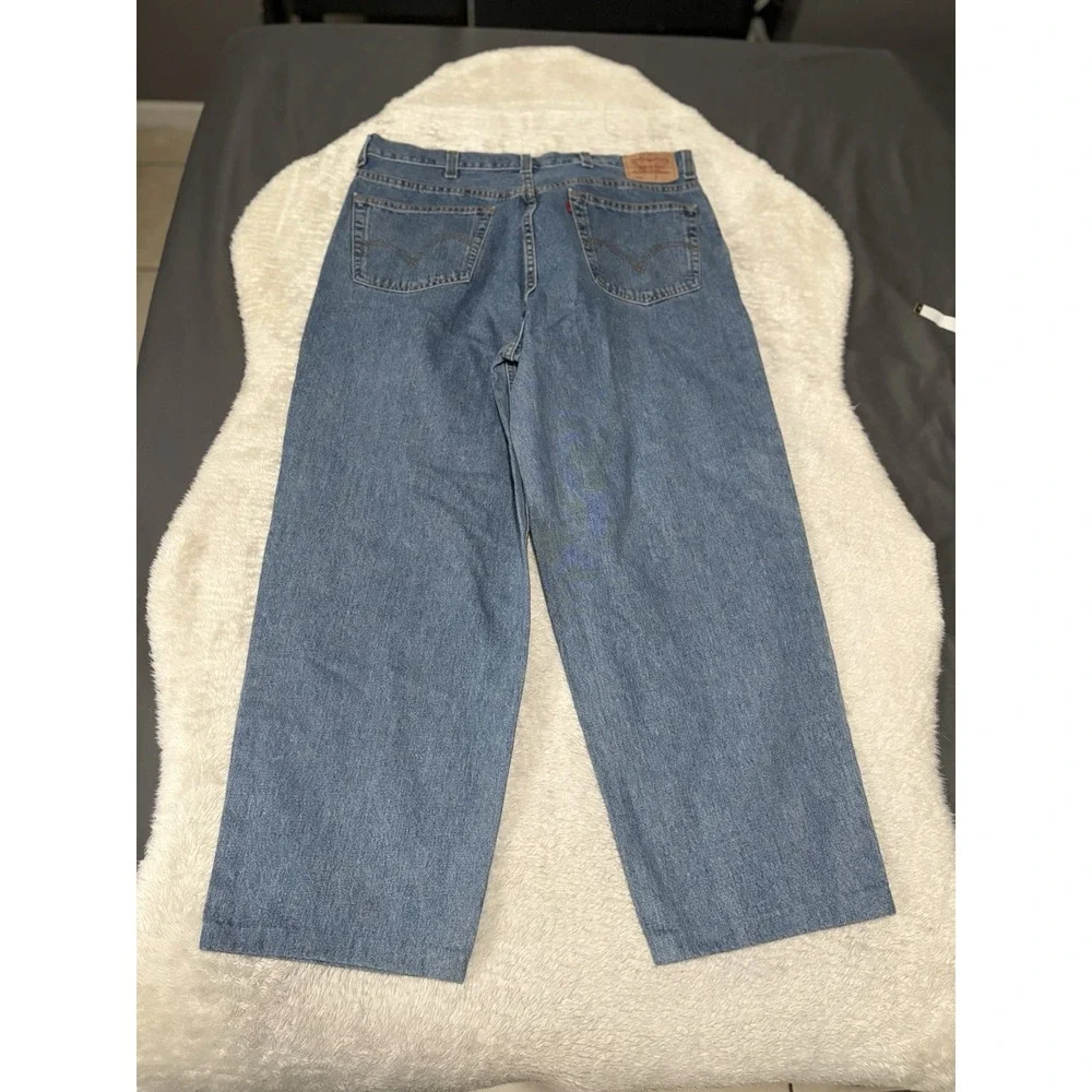 Levi's 560 Comfort Fit‎ Mens Blue Denim Jeans Size 40x38 Act 40x30 Pants